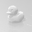 duck_01.png Download STL file Low poly duck • 3D printable template, eAgent