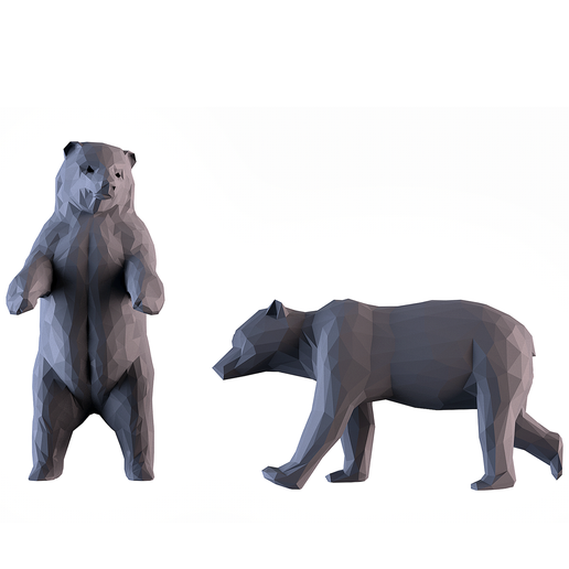 Bear LowPoly 3D model
