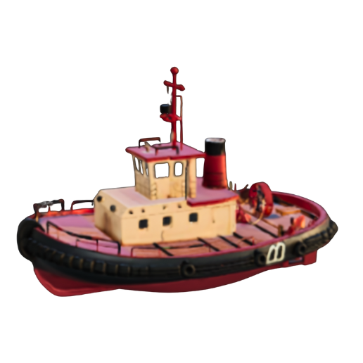 🛥️ Miniature Tugboat Model・ STL File for 3D printing・Cults