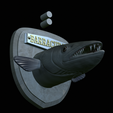 Barracuda-solo-model-8.png fish head great barracuda trophy statue detailed texture for 3d printing