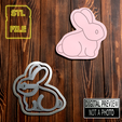 Coelho 91.png COOKIE CUTTERS - EASTER BUNNY MODEL