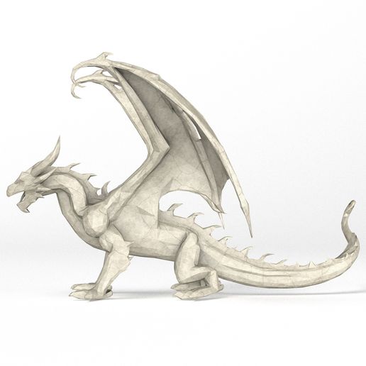 Dragon-Low-Poly0003.jpg Dragon Low Poly