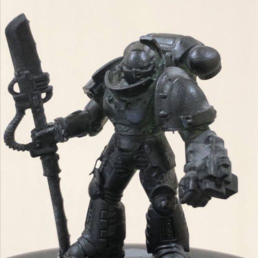 Primaris Grey Knight squad 3D model