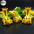 f.jpg GIRAFFA PICCOLISSIMA E CARINA IN LAMIERA FLESSIBILE