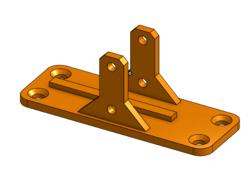 ⚙️ Mount for gear box and DC motor・ STL File for 3D printing・Cults