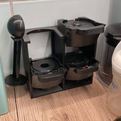 Bonsenkitchen coffee maker cup riser by ZR, Download free STL model