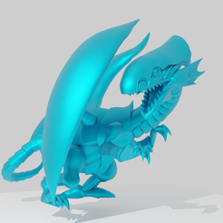 wgitedragon2.png Файл STL Голубоглазый белый дракон YU GI OH・Шаблон для загрузки и 3D-печати