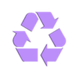 universal_recycling_logo.stl Recycling codes: universal and glass