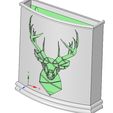 umbr_hold_v02-08.jpg Umbrella wall mount Holder  for real 3D printing and cnc