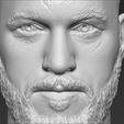 18.jpg Ragnar Lothbrook Vikings bust 3D printing ready stl obj