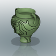 Amphora-vase-vessel-321-low-stl-91.png vase amphora greek cup vessel v321 modern style for 3d print and cnc