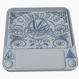Captura-de-Pantalla-2023-03-08-a-las-16.27.12.jpg BEST ROLLING TRAY...WEED TRAY GRINDERKING ...WEED TRAY 180X180X18MM EASY PRINT PRINTING WITHOUT SUPPORTS READY TO PRINT ,,,,ROLLING SUPPORT