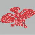 t bird1.jpg Tribal Art Thunder Bird Totem Native American Wall Art