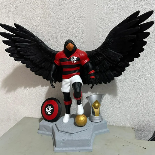 🦢 Flemish Mascot - Winged Vulture・ STL File for 3D printing・Cults