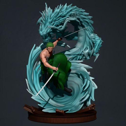 photo1-26-45.jpg roronoa zoro - onepiece 3d print statue
