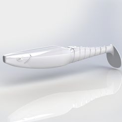 viz1.jpg Archivo STL Réplica Sawamura One Up Shad 170mm Modelo imprimible en 3D・Modelo imprimible en 3D para descargar