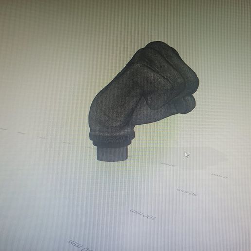 Biff's cane handle back to the future BTTF 3D model