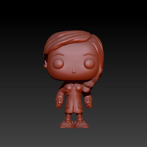 FUNKO POP GIRL 3D model