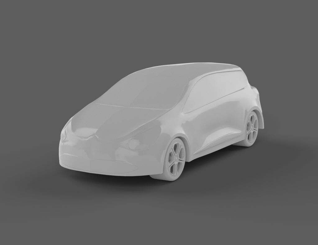 clioprint.jpg Free STL file Renault-Clio-IV-model・3D printable model to download, Design3DPrinting
