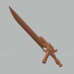 quimera-pistola-espada1.jpg STL file chimera pistol sword・3D printable design to download, rubot_emiliu