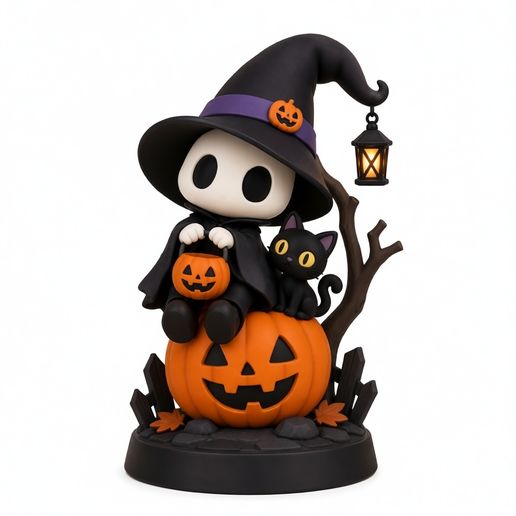 Halloween Art Toy Figure – Decorative Collectible Fantasy Creature