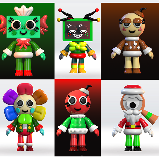 🗺️ Dandys world 3D Model STL Multipart 3mf Multicolor,Multipart Fanart ...