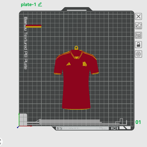 ROMA KEY CHAIN PORTACHIAVI 3D model