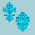 c0.png 13 Oak Tree Leaves Collection - Molding Artificial EVA Craft