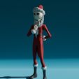 0004.jpg Christmas Jack Skellington Low Poly