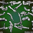 Preview_Arms.png Space Opera - Psytauran Raiders (Modular Heroic Scale)
