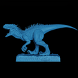 Dianosaur-3dprint-freestl-jurasicpark,3dprintabledianosaur,collectibles,3dtable-10.png Dinosaurs Indominus Rex 3D printable