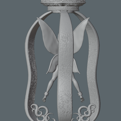 Trilli_19.png Tinkerbell Fanart - Archivo de impresión 3D de 75mm Modelo de impresión 3D