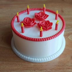 Archivo STL Silueta de chica de feliz 18º cumpleaños para la tarta  🖼️・Objeto imprimible en 3D para descargar・Cults