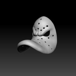 mascara branca sp2.jpg Migthy Ducks Mask  super patos hockey