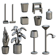 00_4.png House Accessories Diorama Pack