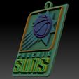 ZBrush-Document.jpg NBA Phoenix Suns keychain Badge Printable and Renderable
