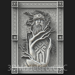 1.png 3D file 3D Model STL File for CNC Router Laser & 3D Printer Tree Man・3D printer model to download