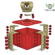 Exploded-View.jpg STL-Datei Die lästige Geschenkbox・3D-druckbare Vorlage zum herunterladen