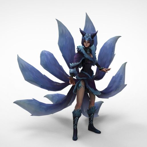 🎲 Ahri Midnight - League of Legends・ STL File for ・Cults