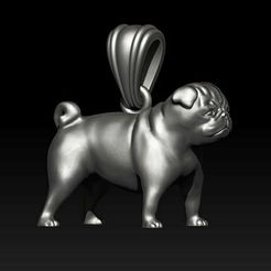 989898.jpg pendentif chien lavette Modèle imprimé en 3D