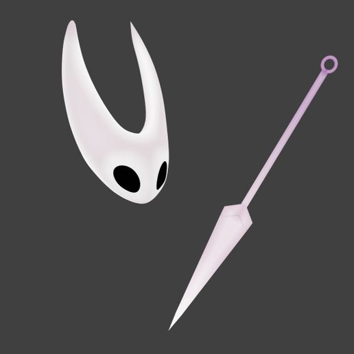 3D_Printable_Singular_Render_03.jpg Hornet (Hollow Knight)