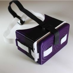 VR.jpg Free STL file BOX HEADPHONE VIRTUAL REALITY: VR BY MODAO・Model to download and 3D print