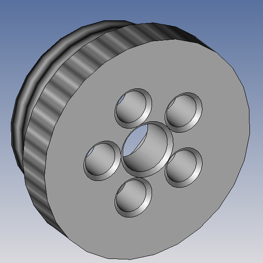 Fluid recuperator 3D model