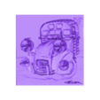 caricature 2cv.stl litografias 2cv caricatura