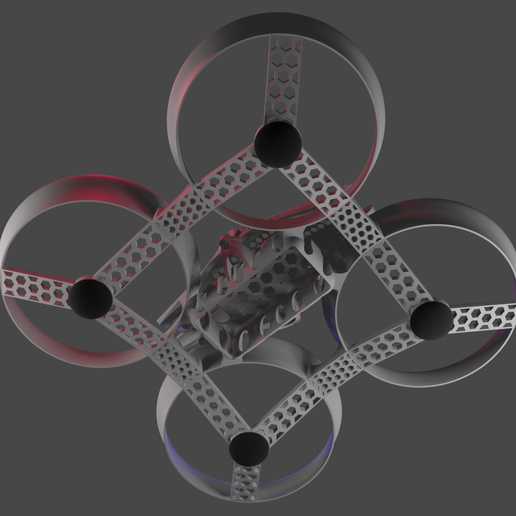 🖼️ 5 inch FPV quadcopter frame with ducted props (Freebie!)・Free 3D ...