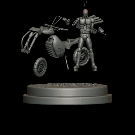 💬 Kamen Rider Black RX Fanart・ STL File for 3D printing・Cults