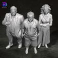3.jpg Dursley Family Set Harry Potter Action Figures Custom Action 3D print model