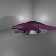 Coco 3.jpg Download free STL file Low Poly Crocodile • Template to 3D print, 3Dreams