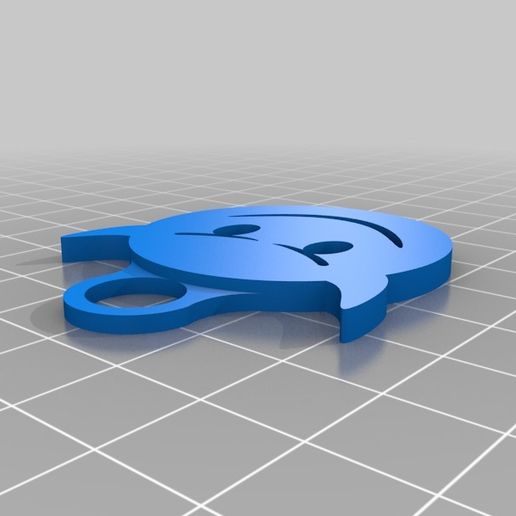 Emoji Devil keychain 3D model