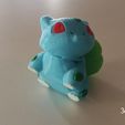 20160725_160115.jpg Archivo STL BulbaSaur Pokemon Go 3dFactory Brasil・Modelo de impresión 3D para descargar